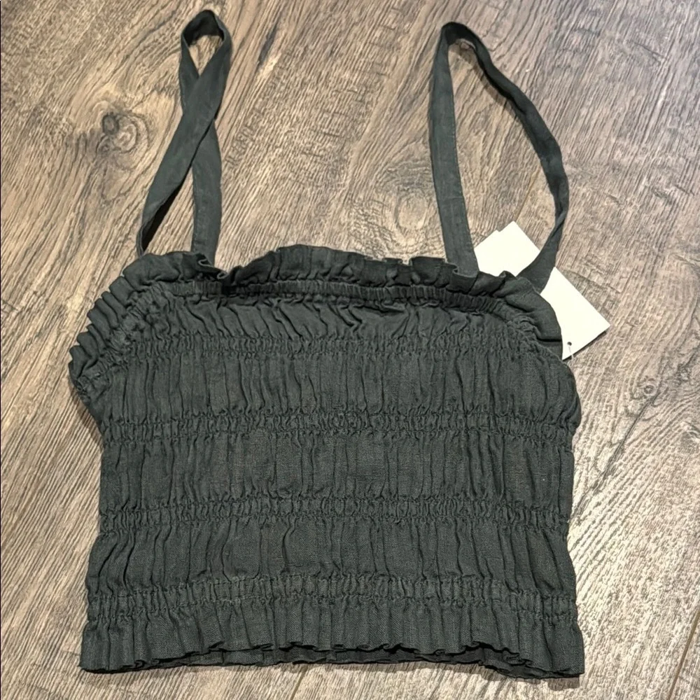 Joie Brooklyn Top Size XS Jungle Green New With Tags - Picture 2 of 6